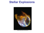 Stellar Explosions