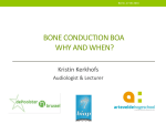 Bone conduction BOA
