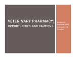 VETERINARY PHARMACY: