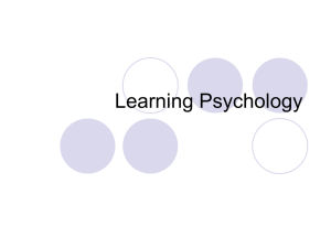 Learning Psychology