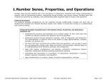 1. Number Sense, Properties, and Operations