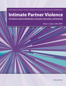 Intimate Partner Violence - Massachusetts Medical Society