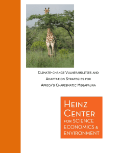 Climate-Change Vulnerabilities and Adaptation Strategies for