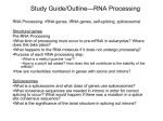 RNA processing - Faculty Web Pages