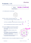 Probability 1 (F)