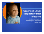 Upper and Lower Respiratory Tract Infections
