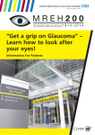 “Get a grip on Glaucoma” – Learn how to look after your eyes!