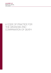 a code of practice for the diagnosis and confirmation of death