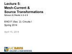 ENG17 - SQ14 - Lecture 5 - Mesh and Source Transformations