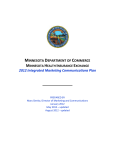 2012 Integrated Marketing Communications Plan