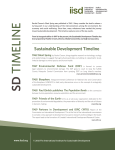 Sustainable Development Timeline - 2012
