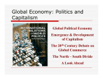 Global Economy: Politics and Capitalism
