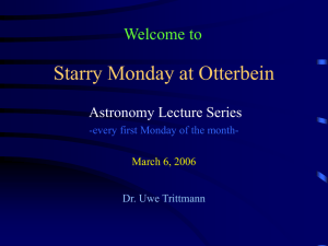 Celestial Sphere - Otterbein University