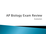 AP Biology Exam Review