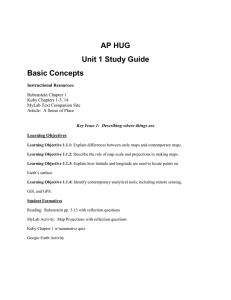 AP HUG Unit 1 Study Guide Basic Concepts Instructional Resources