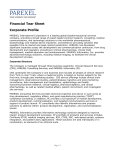 Financial Tear Sheet - Parexel Investor Relations
