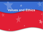 Values and Ethics - Wayne Community College