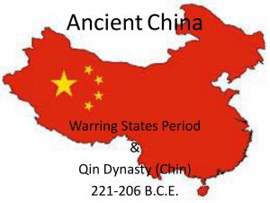 Ancient China - Mr. G Educates