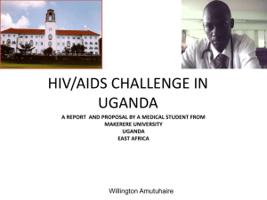 hiv in uganda - Makerere University News Portal