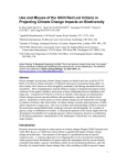 Use and Misuse of the IUCN Red List Criteria in Projecting Climate