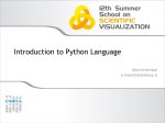 Introduction to Python Language