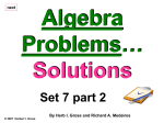 Lesson 7 part 2 Solutions