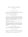 REVIEW OF MONOIDAL CONSTRUCTIONS 1. Strict monoidal