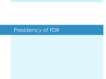 PowerPoint: FDR`s Presidency