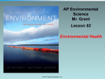 APES Lesson 82 (5th Ed) - Environmental Health - science-b