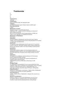 T Thalidomide