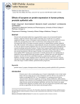 Effects of lycopene on protein expression in human