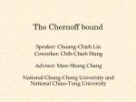 The Chernoff bounds
