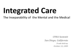 Integrated Care - Collaborative Family Healthcare Association