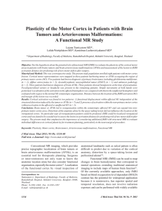 Plasticity of the Motor Cortex in Patients with Brain