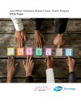 Avon/Pfizer Metastatic Breast Cancer Grants Program White Paper