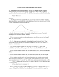 1 CUMULATIVE DISTRIBUTION FUNCTIONS We`ve talked about