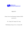 Reprint 611 Climate, Severe Acute Respiratory Syndrome (SARS