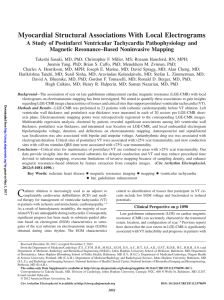 Myocardial Structural Associations With Local Electrograms A Study