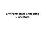 Environmental Endocrine Disruptors