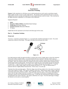 Experiment 1 - RPI ECSE - Rensselaer Polytechnic Institute