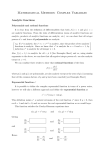 Analytic functions.