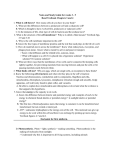 Notes and Study Guide for weeks 3