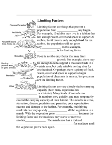 18L- Limiting Factors - Doral Academy Preparatory