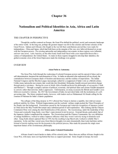Nationalism and Political Identities in Asia
