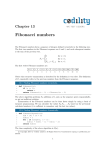 Fibonacci numbers