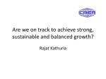 Are we on track to achieve strong, sustainable and