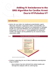 Adding IV Amiodarone to the EMS Algorithm for Cardiac Arrest Due
