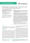 Epidemiology of Pancreatic Cancer in Puerto Rico