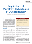 Applications of Wavefront Technologies in Ophthalmology