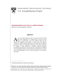 macroeconomic policy and us competitiveness abstract